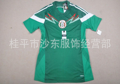 批发2014世界杯墨西哥主场绿色球员版泰版高品质足球服球衣
