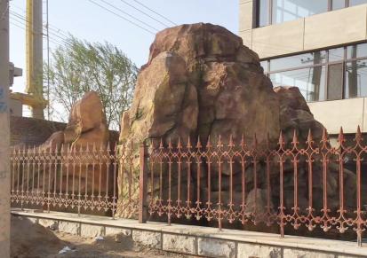 华东地区植塑假山 江润S15公园仿真水泥塑石定制