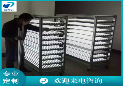 上海LED老化架 智金云 经久耐用 可移动带刹车老化架