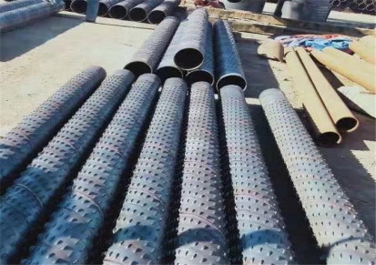 桥式滤水管-高强度钢板-冲孔防腐滤水管-打井管厂家