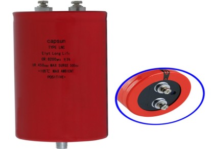 高压电容器生产厂 450V8200UF双头螺电容器 CAPSUN品牌原装