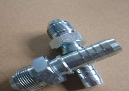定制 镀锌钢管接头 钢管接头 胶管接头 快速链接液压胶管接头
