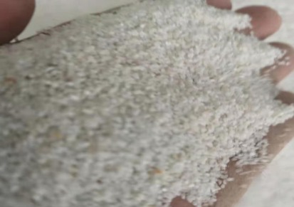 精制高纯水处理白色石英砂 普白砂 滤料填充用 恒盛