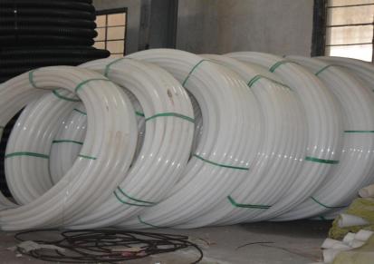 pe给水管塑料硬管 pe穿线管白色电力管 厚道排水管源头厂家