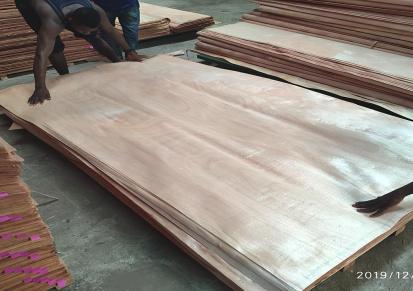 厂家直销非洲加蓬桃花芯25丝实木木皮生产加工