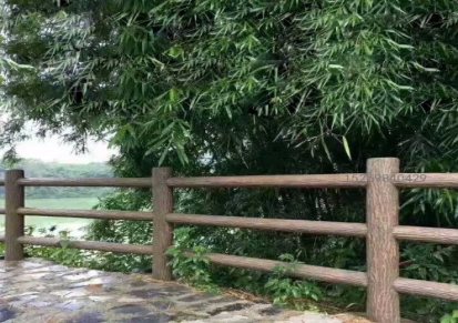 砼仿树木栏杆新式的仿木栏杆 混凝土仿树木栏杆6 泰安丽景建材