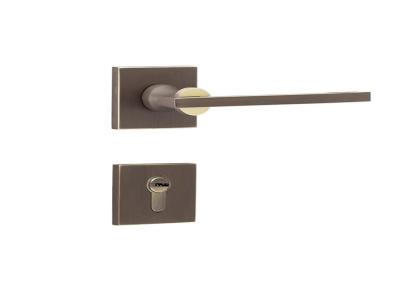 瑞安雅金锁业 纯铜室内卧室房门锁 家用铜锁磁吸静音实木门锁