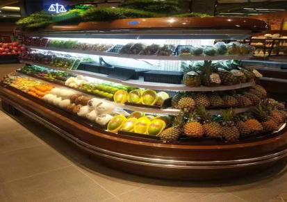 鼎好冷柜 超市水果展示柜 风冷无霜一体机风幕柜