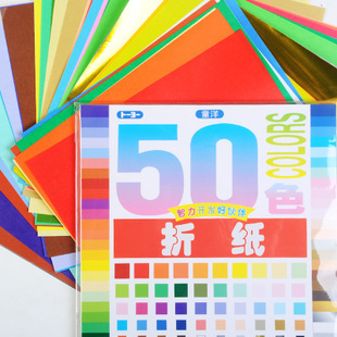 新品/日本手工纸/益智手工折纸材料/花的折纸10种花/高档手工纸