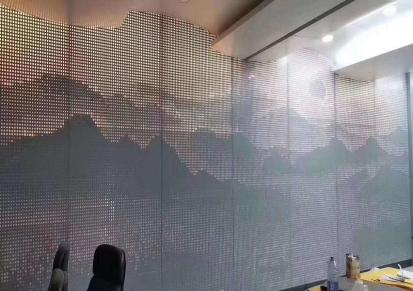 河北飞旺 冲孔网 展厅门头幕墙 大小孔铝板 铝单板厂家 冲孔板