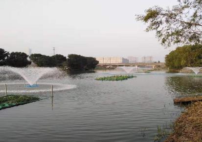 振欣环保浮水喷泉曝气机可用于河道鱼塘增氧