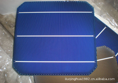 单晶三线太阳能电池片 新日光电池片 色差