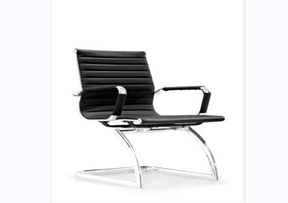 鸿河家具会议椅会客椅生产 弓形脚架办公椅设计