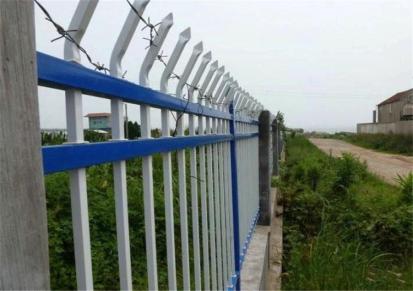 万千庭院外墙锌钢栅栏 供应小区围墙栏杆 阳台锌钢围栏规格定制
