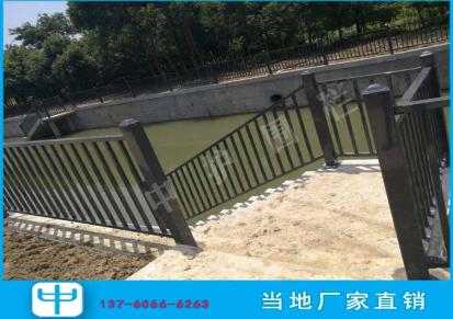 广东中护河道护栏厂家 东莞桥梁栏杆安装 深圳公园景观栅栏图片