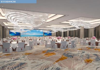 重庆巫溪县正群地毯可订制图案客栈通道地毯球室球房走廊办公客房
