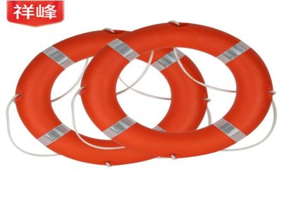 祥峰 4.3KG聚乙烯塑料船用救生圈 成人儿童游泳救生圈供应