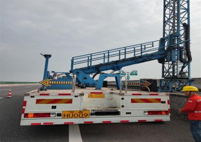 宇通牌 22米桥检车 可用于桥梁检测与施工 排水管安装