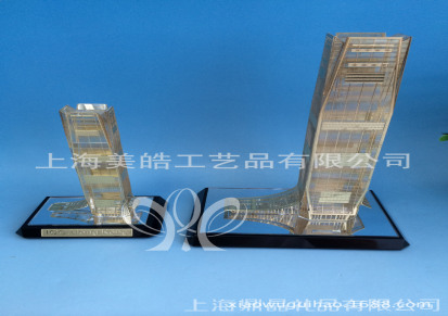 香港ICC大楼模型 香港高楼 香港旅游纪念品 世界高楼建筑