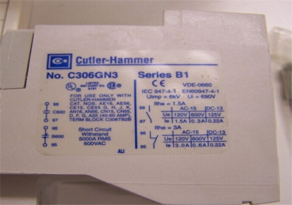 C825KN10伊顿EATON卡特拉汉默Cutler-Hammer接触器