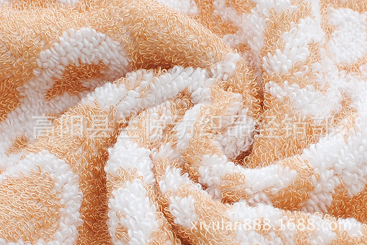 竹纤维无惗纱毛巾100克，童巾