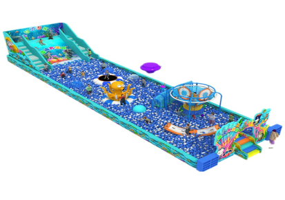 中青游乐设备淘气堡海洋球池室内滑梯组合