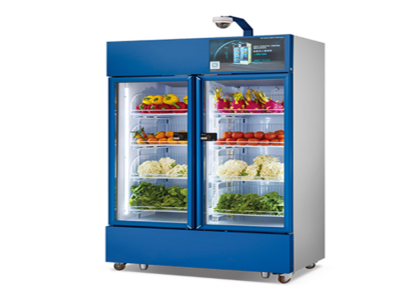 雅绅宝智能售货机 无人自助冷藏柜 蔬菜水果零食饮料日用品扫码开门