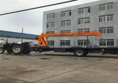 鼎盛机械D-1225 拖拉机牵引随车吊 9吨小型楼板拉货平板吊厂家