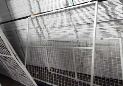 框架铁丝网围栏 瑞才铁丝护栏网 货物隔离网 仓库框架围栏 车间隔离栅网