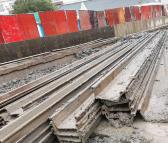 上海拉森钢板桩施工 9米拉森桩报价 量大现货 紫坚道路