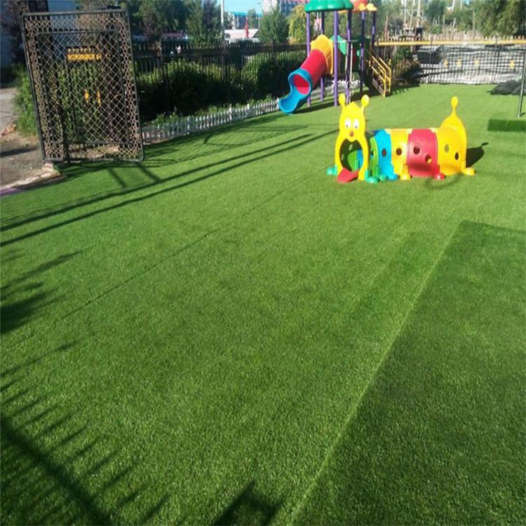 幼儿园室外草坪 众兴塑料草坪批发 石嘴山幼儿园人造草坪操场