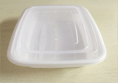 山东工厂直销鑫励一次性快餐饭盒 透明方形外卖打包盒PP塑料食品包装环保餐盒