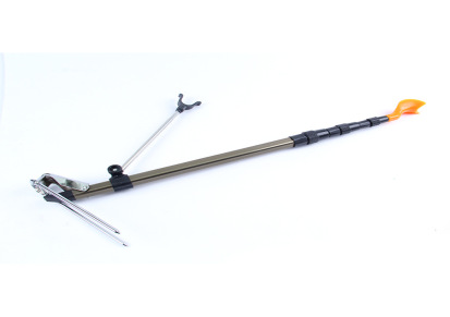 厂家直销新款铝合金鱼竿支架 可插地鱼竿支架2.1米铝合金台钓撑架