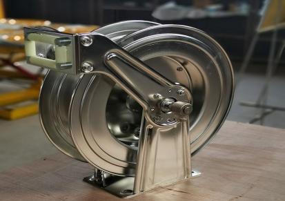 迪铭卷管器 自动收缩不锈钢低压卷盘 耐腐蚀性强 支持定制