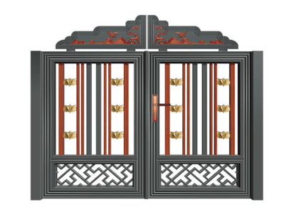 庭院门-佛山折叠大门安装-平移大门定制