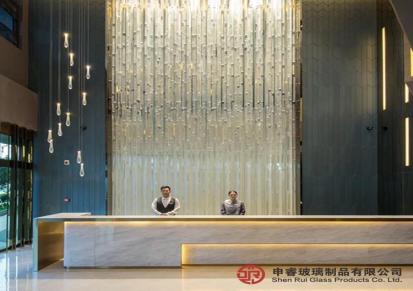背景墙工艺玻璃 玻璃背景墙批发上海申睿 工厂直销