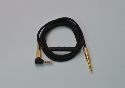 耳机升级线单晶铜镀银线3.5音频线带音量加减头戴耳机线外贸爆款