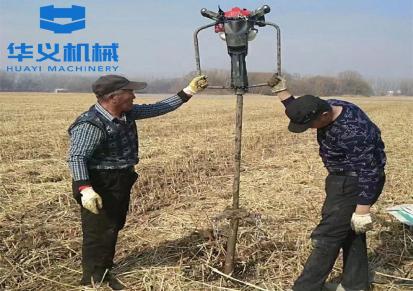 华义QT系列取土钻机 汽油机便携式取土钻机 10米深土壤取样设备