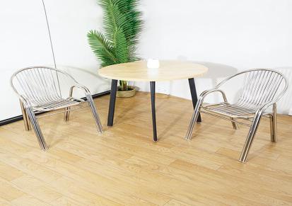现代简约不锈钢椅子 汇瑜新 家用椅户外餐桌椅
