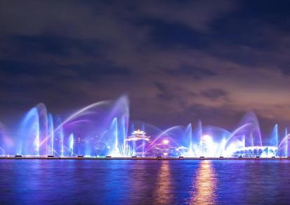 广场水景音乐喷泉 喷泉设计制作施工公司 锦珏园林