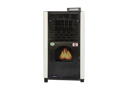 生物质颗粒SJSH-F200世纪圣火风暖型采暖炉自动下料充分燃烧低碳环保