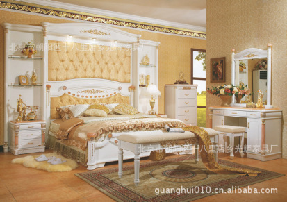 厂家生产 古典欧式家具 1米8双人床 成套家具 YD-808B