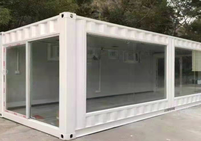 深圳厂家直销定制住人集装箱集装箱房板架式折叠集装箱房