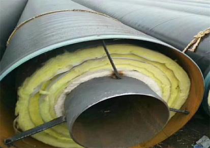 钢套钢 岩棉保温管 蒸汽管 螺旋钢管 聚氨酯 浚安供应