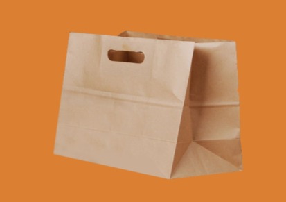 德州食品淋膜防油纸袋定做星冠打包纸袋定制