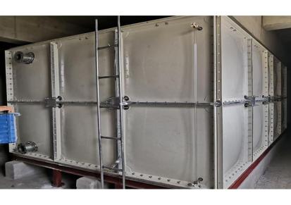 弘顺玻璃钢水箱 组装消防工程储水罐 拼装水箱安装