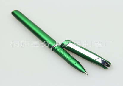 塑料中性笔厂家直销 彩色喷漆水笔 插套式中性笔 必备签字笔