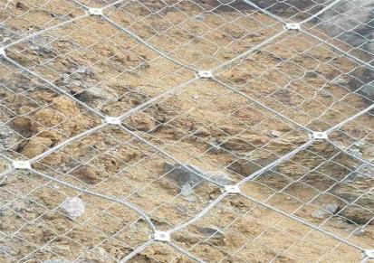 主动被动边坡防护网 环形固土护坡拦石网 防坠安全网 凯山丝网厂家