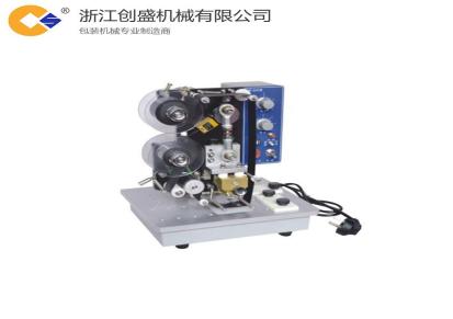 浙江打码机 创盛 生产日期电动小型手动色带钢印连续自动打码机