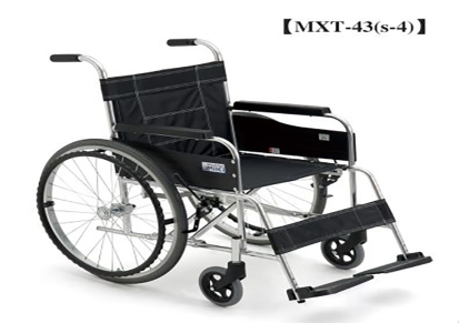 MIKI轮椅车传统经典款轮椅 MXT-43 多功能护理型轻便折叠轮椅车